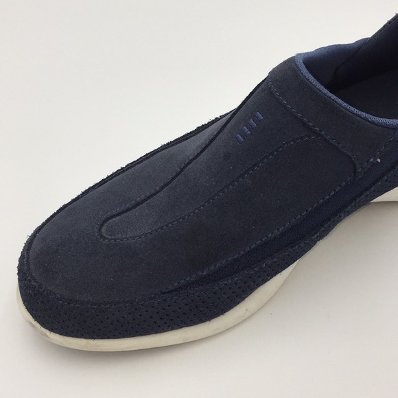 Lands' End 98109 Women’s Solid Blue Suede Slip On Casual Shoes Sneakers Size 10B - Picture 9 of 9